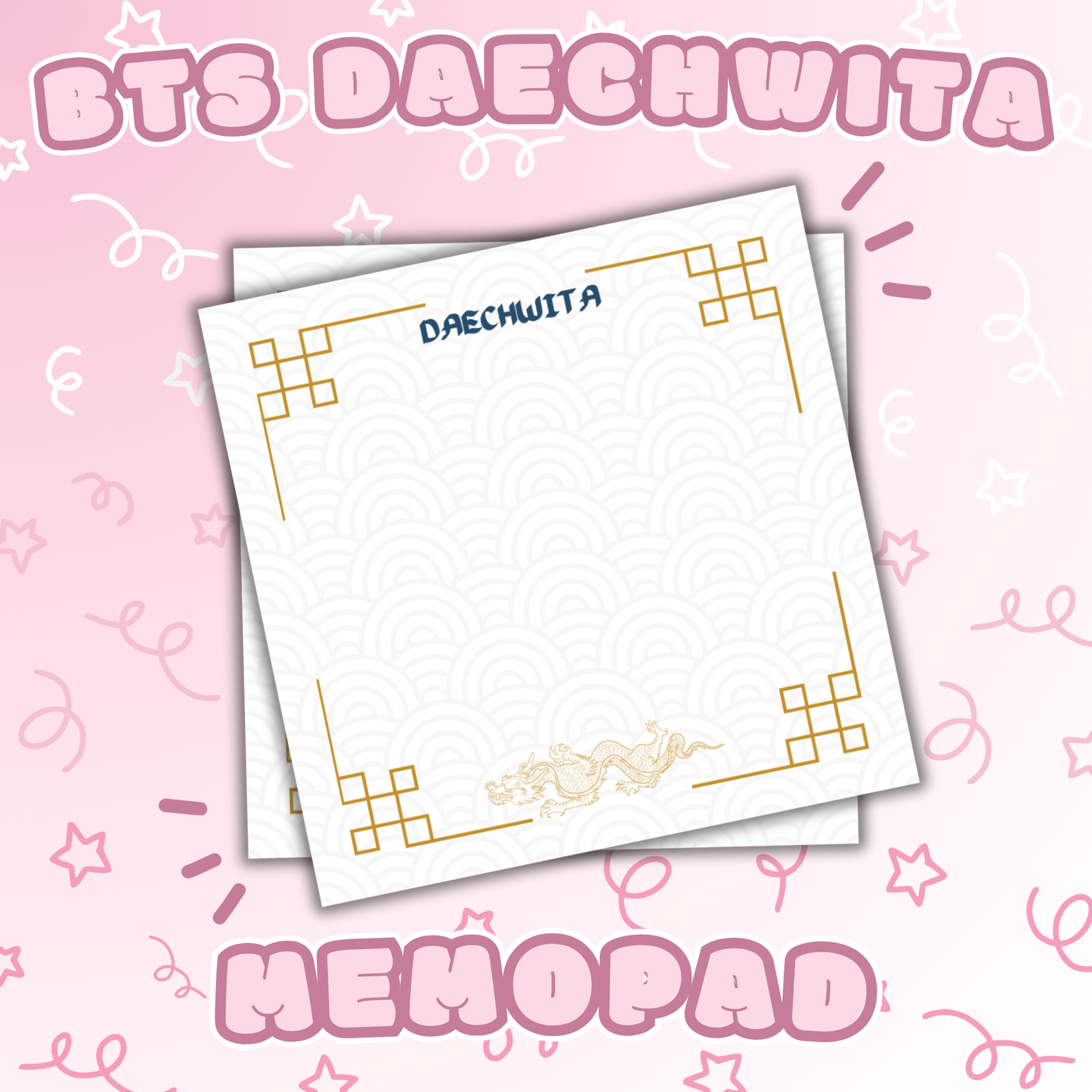 BTS | Daechwita Memo Pad
