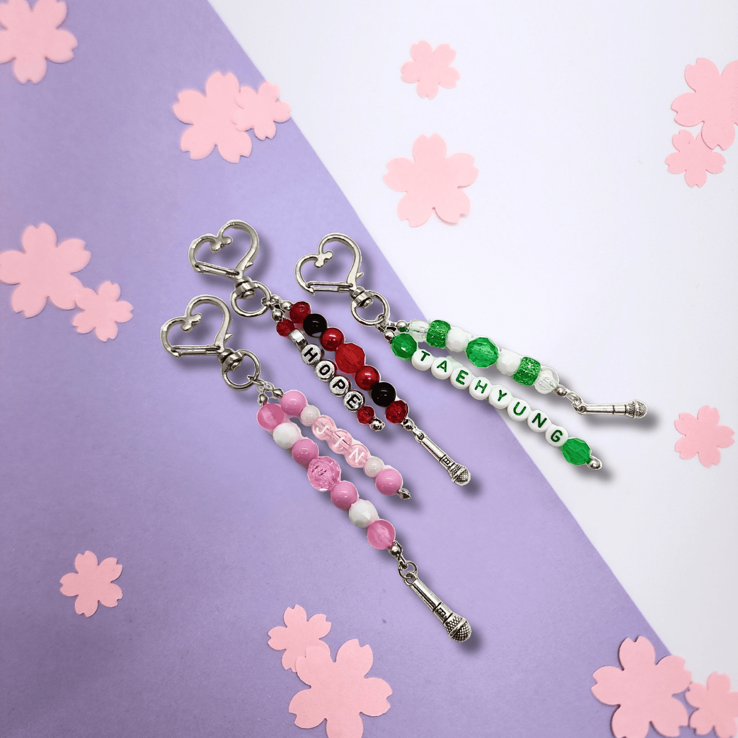 BTS | Beaded Keychain/Phone Strap