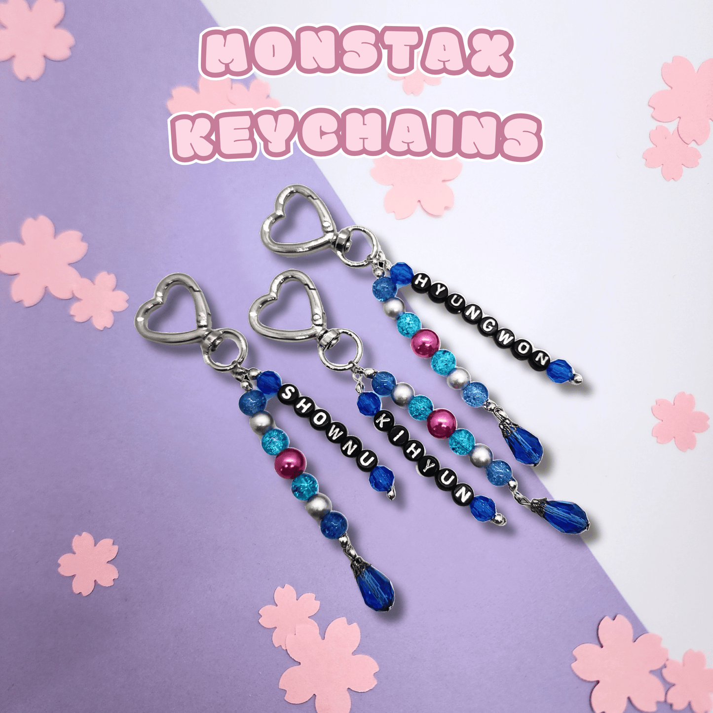 MONSTA X | Beaded Keychain/Phone Strap