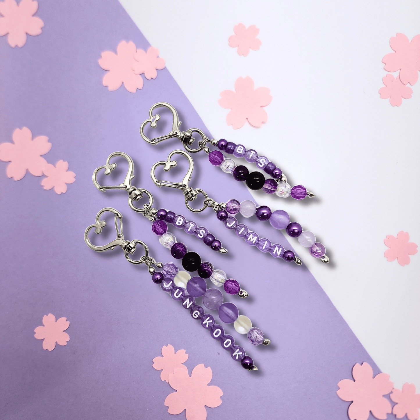 BTS | Beaded Keychain/Phone Strap