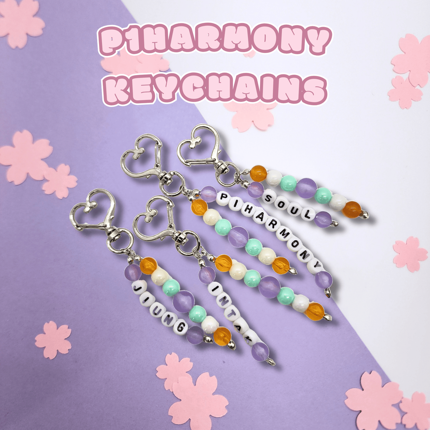 P1Harmony | Beaded Keychain/Phone Strap