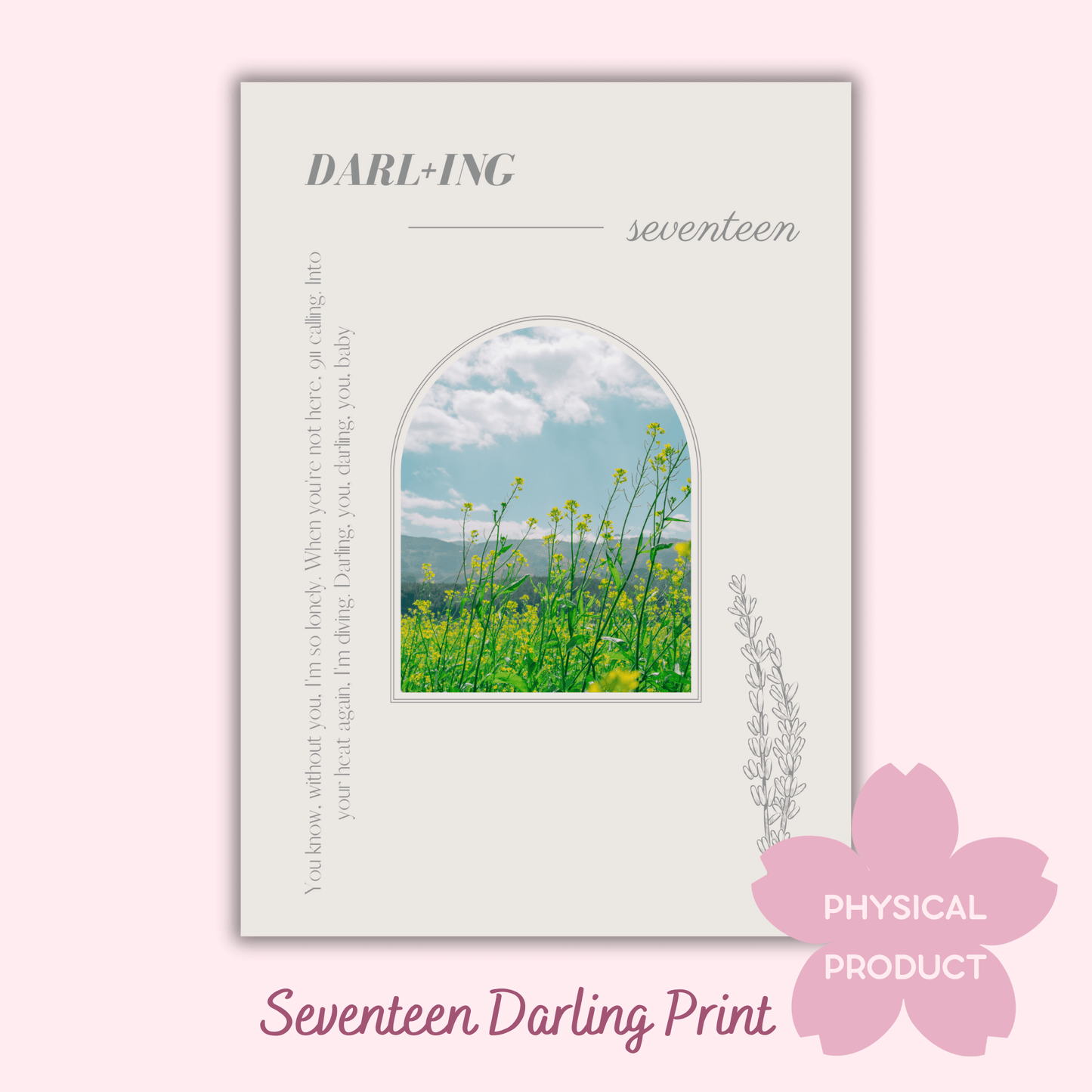 Seventeen | Darling Print