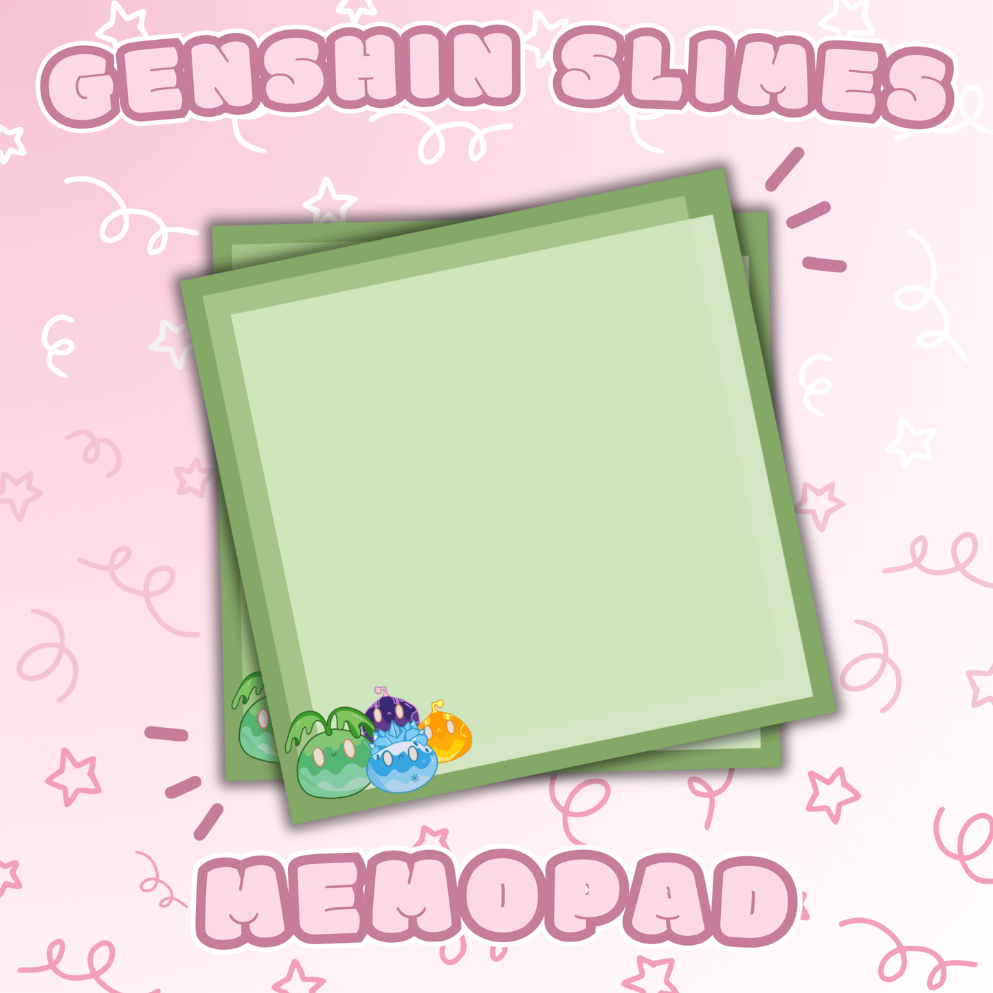Genshin Impact | Slimes Memo Pad