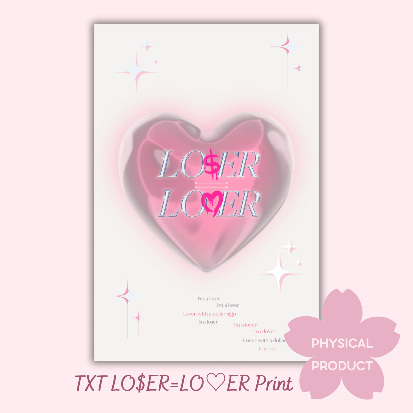 TXT | LO$ER=LO♡ER Print