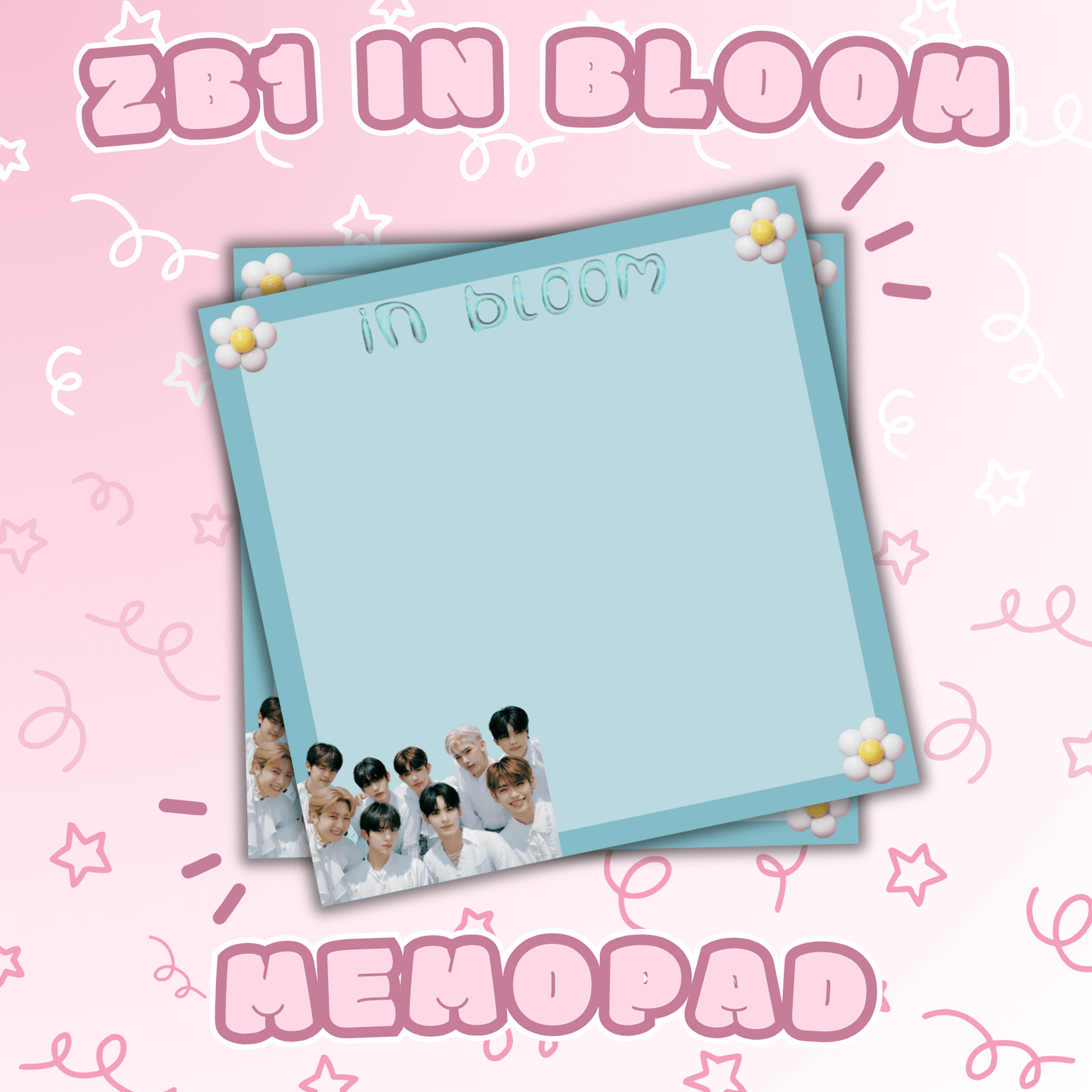 ZB1 | In Bloom Memo Pad