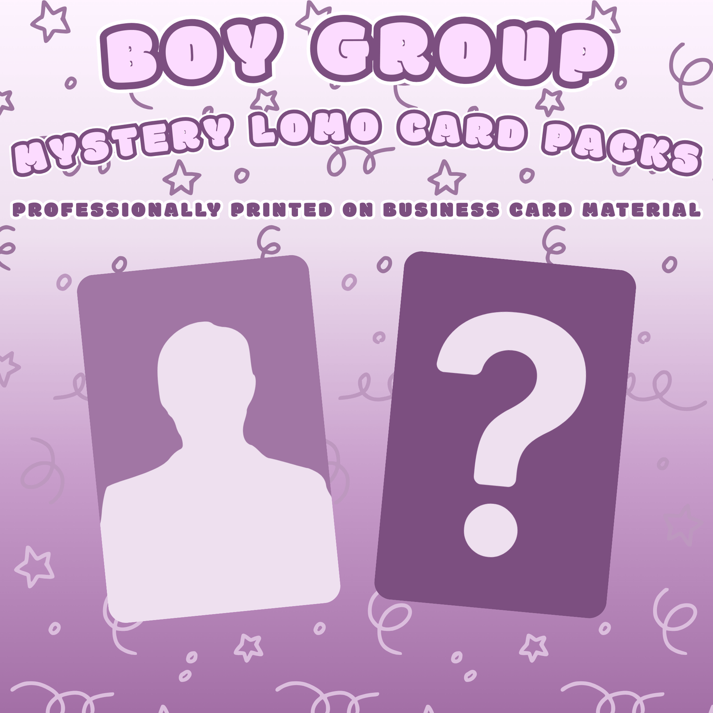 Boy Group | Mystery Lomo Card Packs