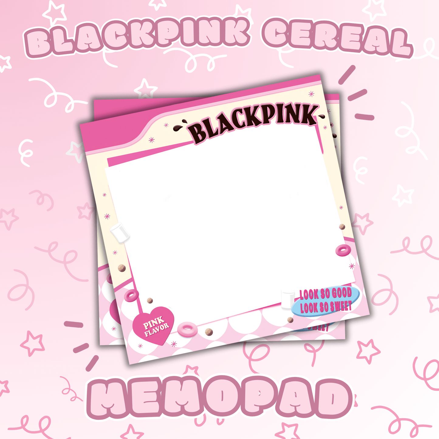 Blackpink | Cereal Memo Pad