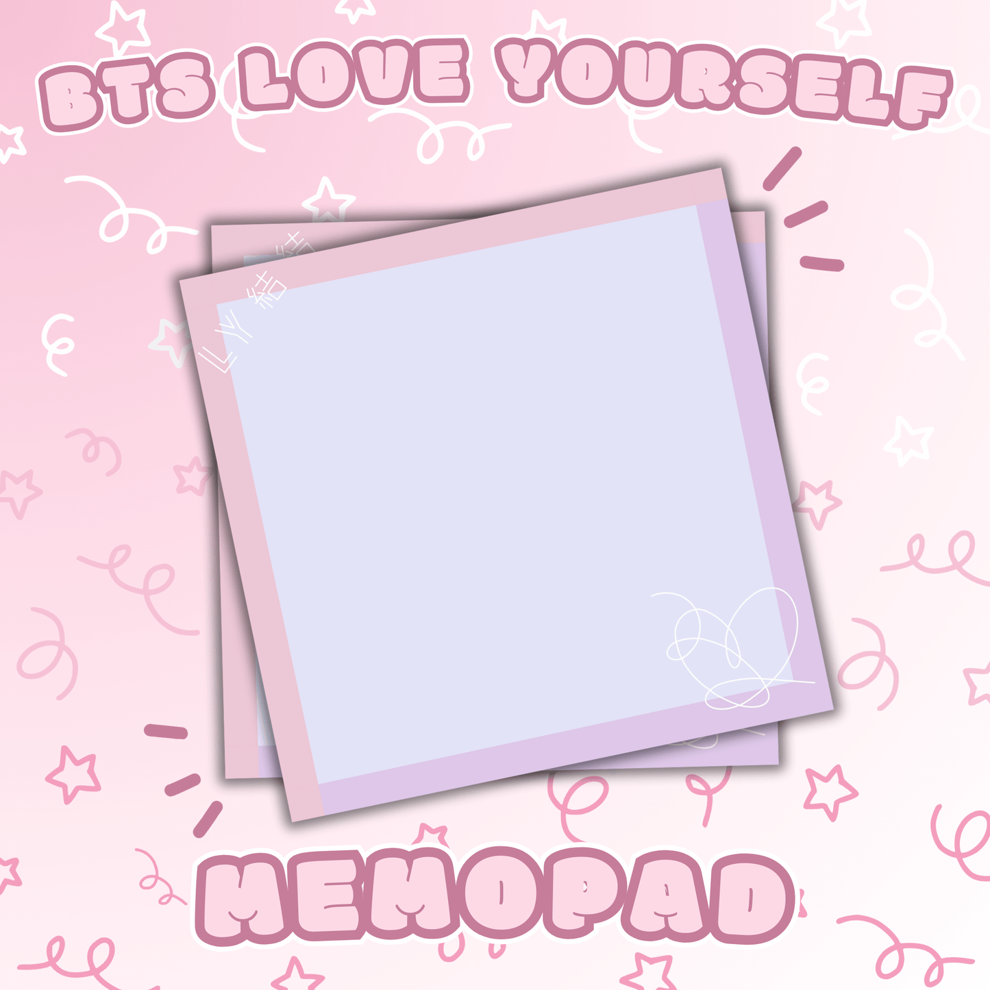 BTS | Love Yourself Memo Pad
