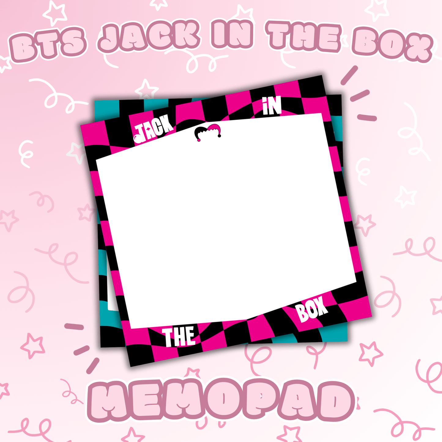 BTS | Jack in the Box Memo Pad