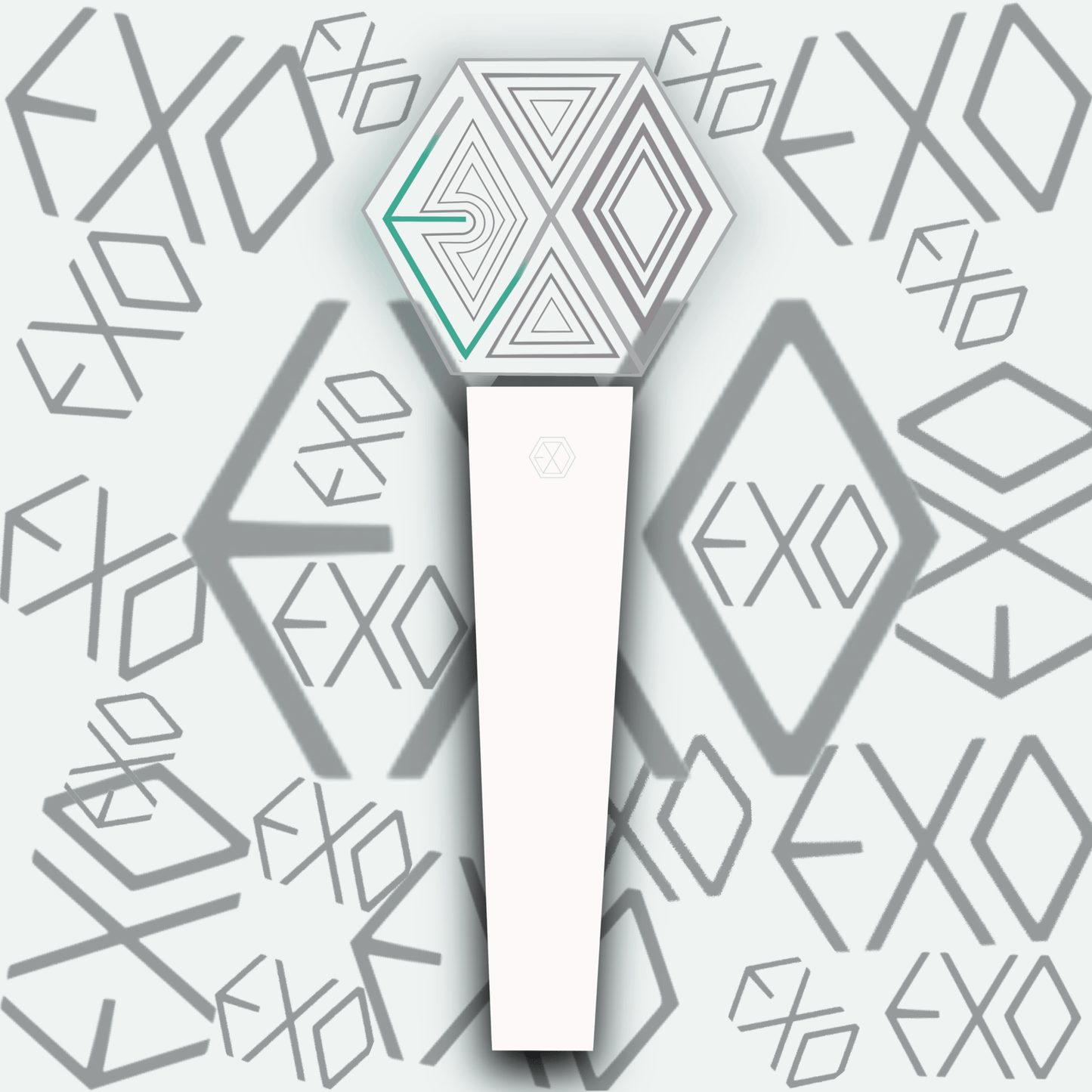 EXO | Clear Lightstick Sticker