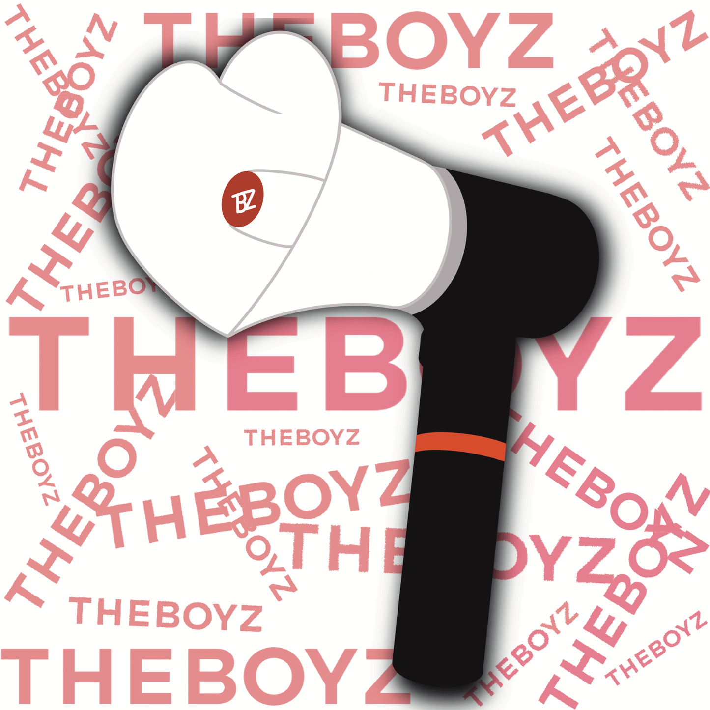 The Boyz | Clear Lightstick Sticker
