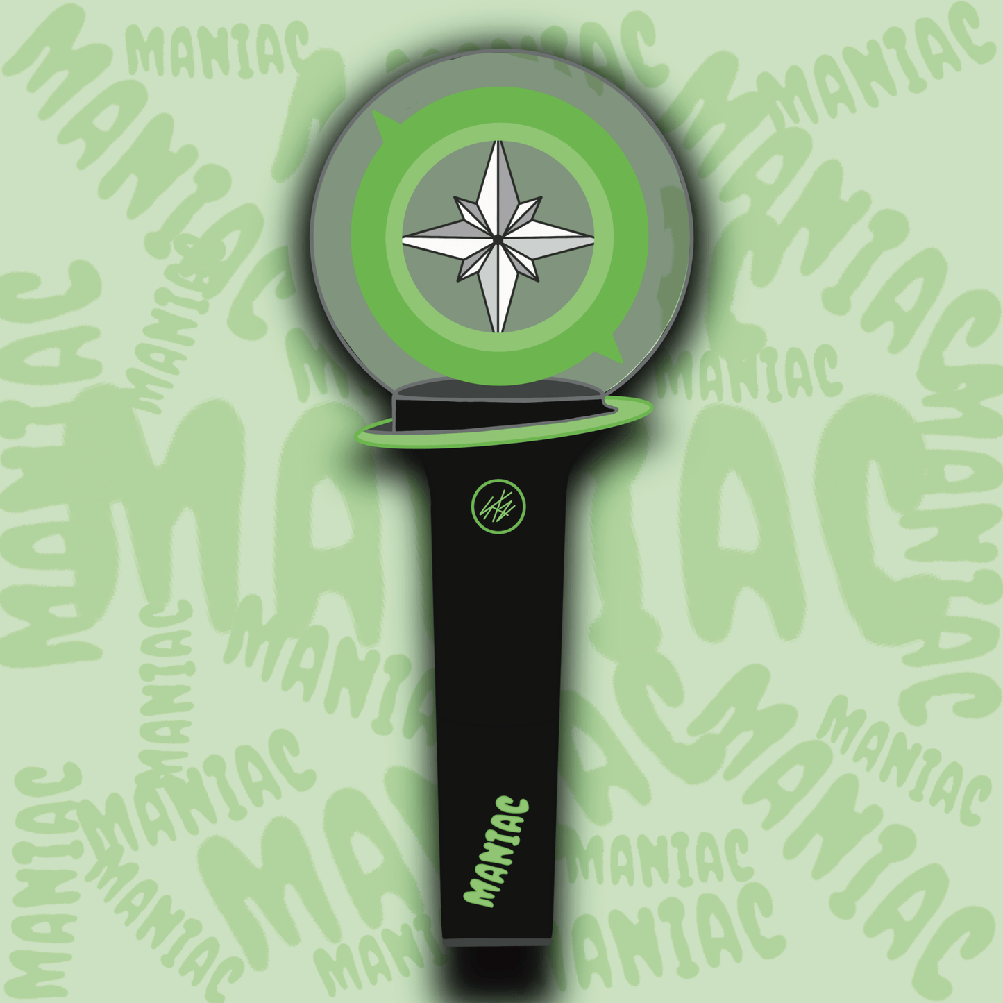 Stray Kids | Clear Maniac Lightstick Sticker