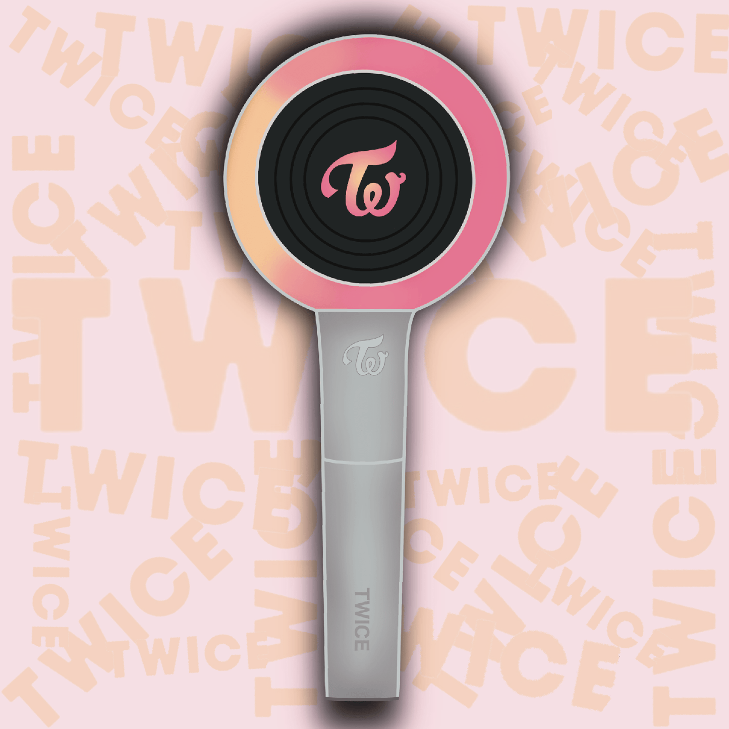 Twice | Clear Lightstick Sticker