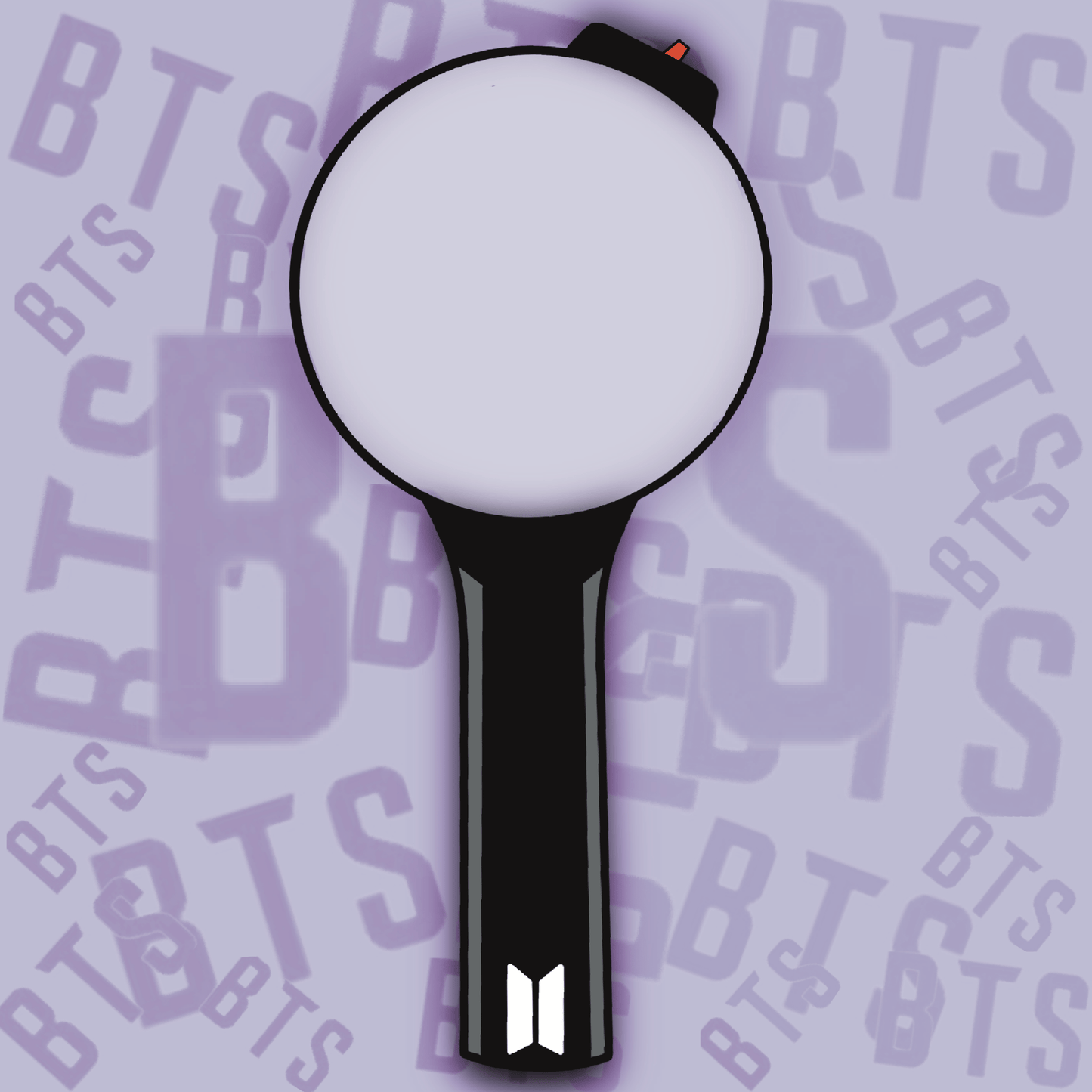 BTS | Clear Lightstick Sticker