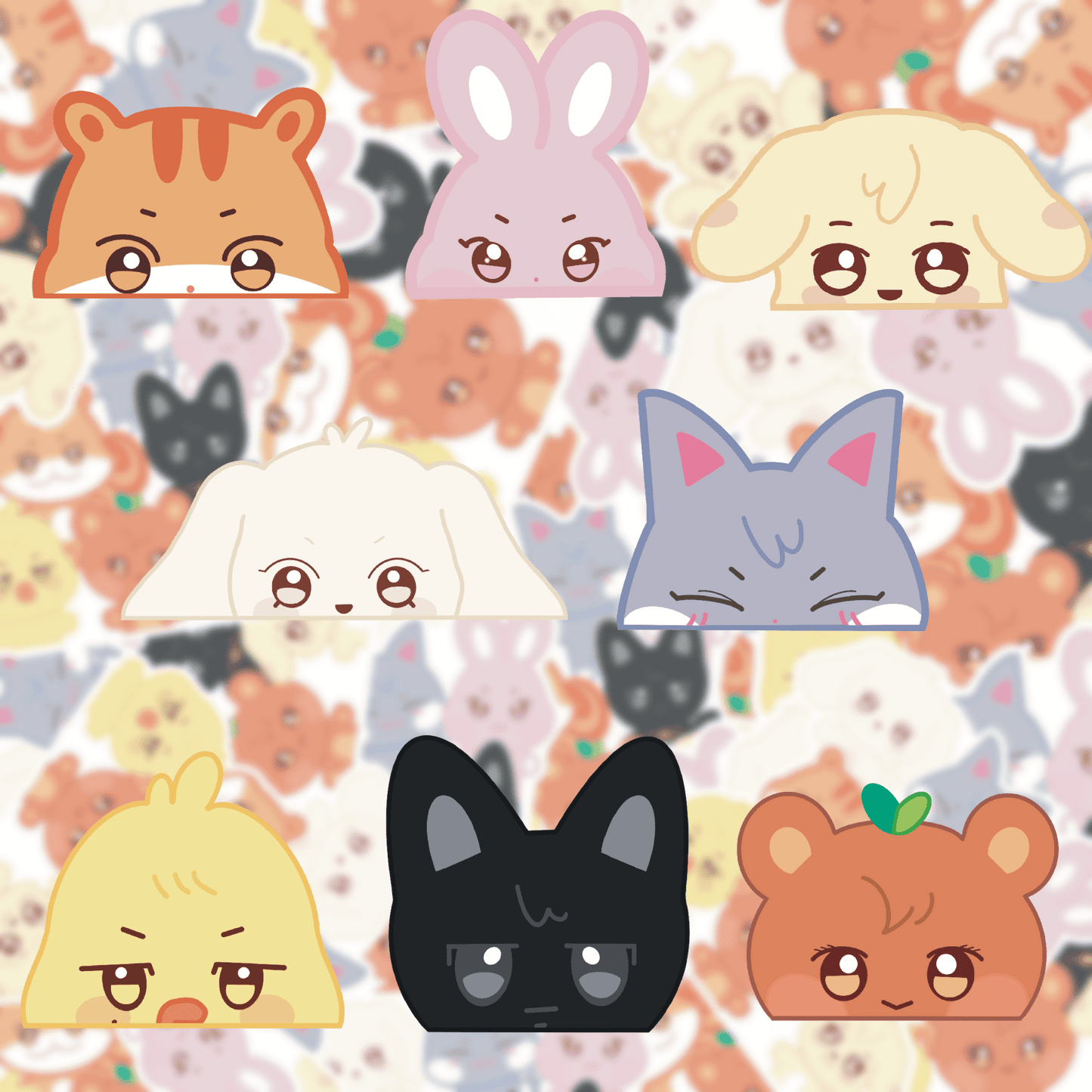 Ateez | ANITEEZ Peeker Stickers