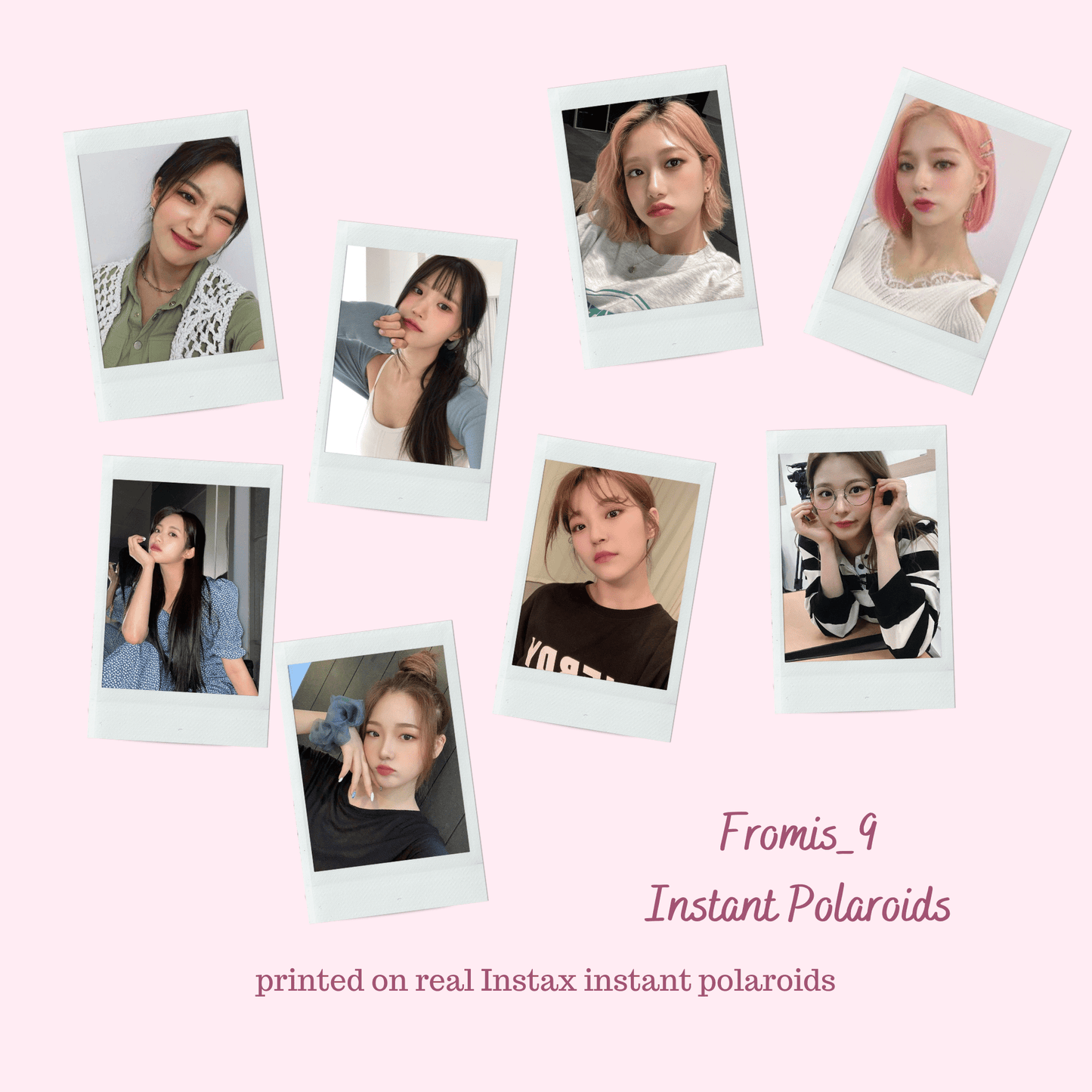 Fromis_9 | Fujifilm Instax Polaroids