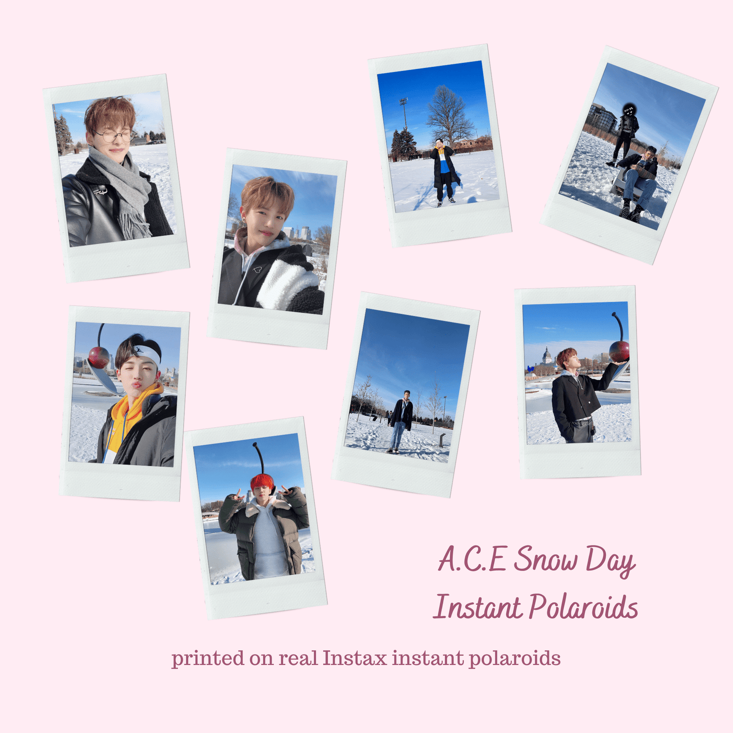 A.C.E | Snow Day Fujifilm Instax Polaroids