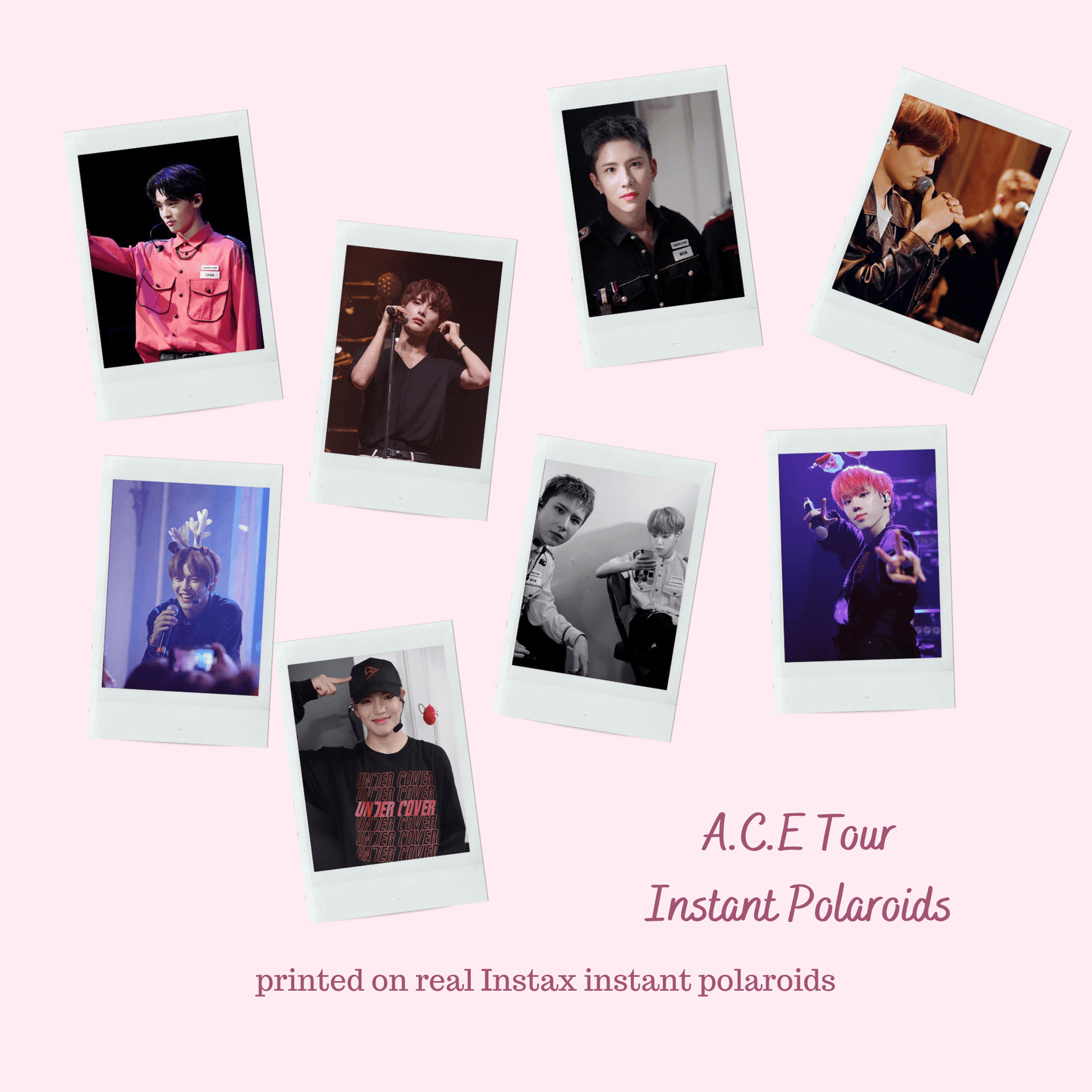 A.C.E Tour Fujifilm Instax Polaroids