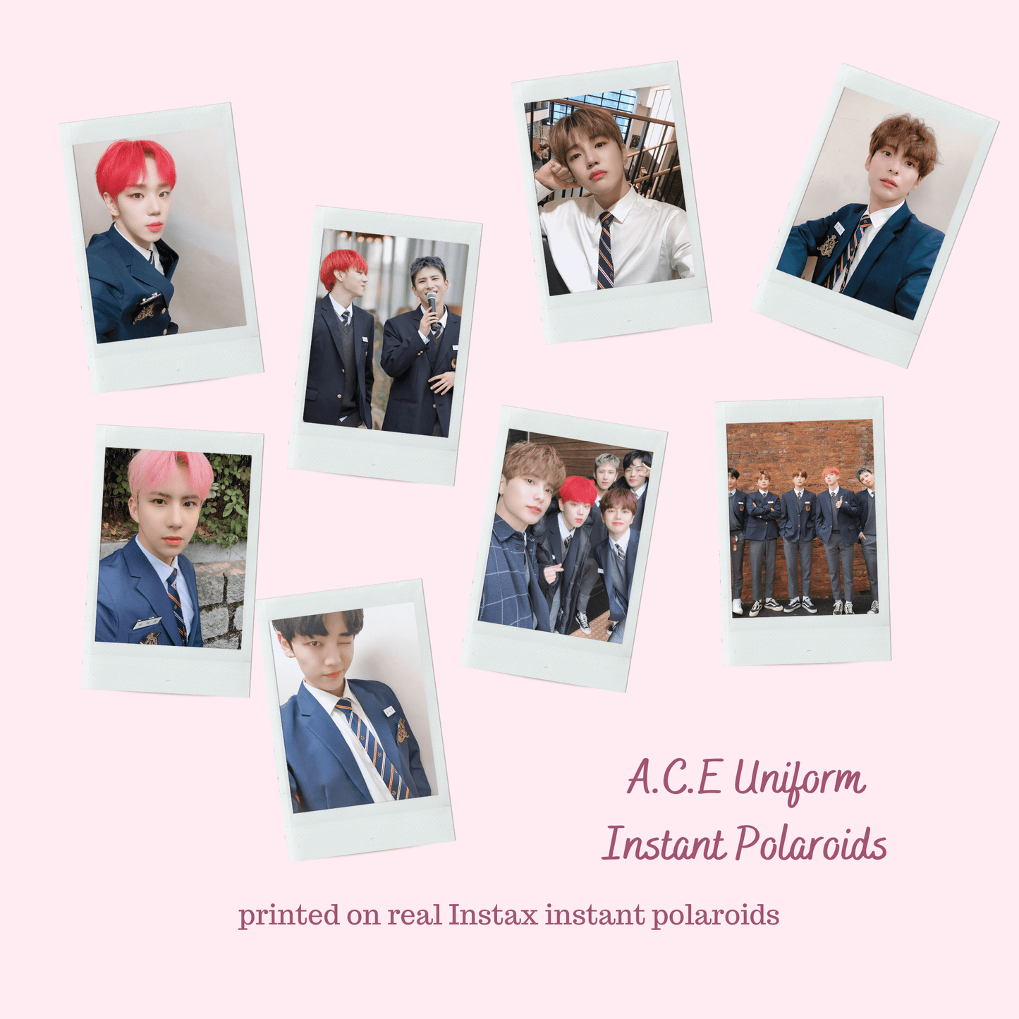 A.C.E | Uniform Fujifilm Instax Polaroids