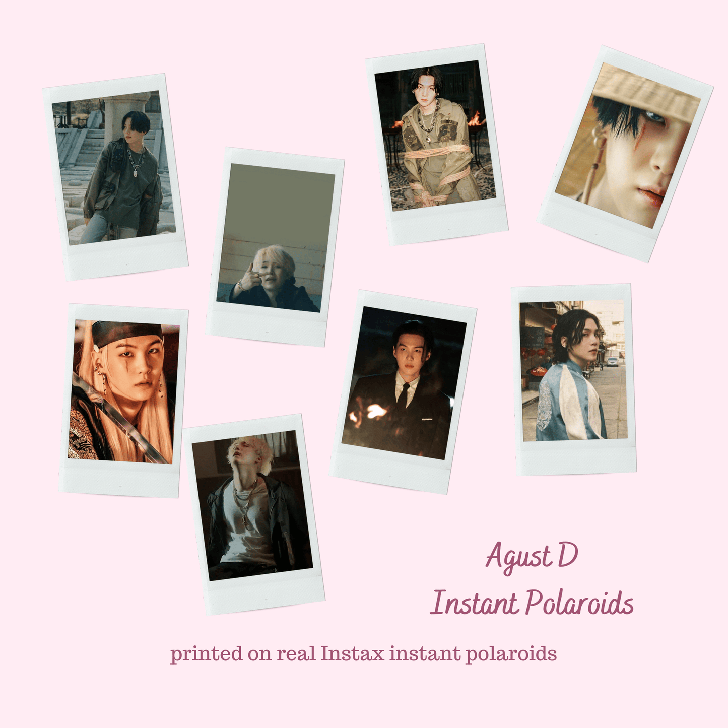 BTS | Agust D Fujifilm Instax Polaroids