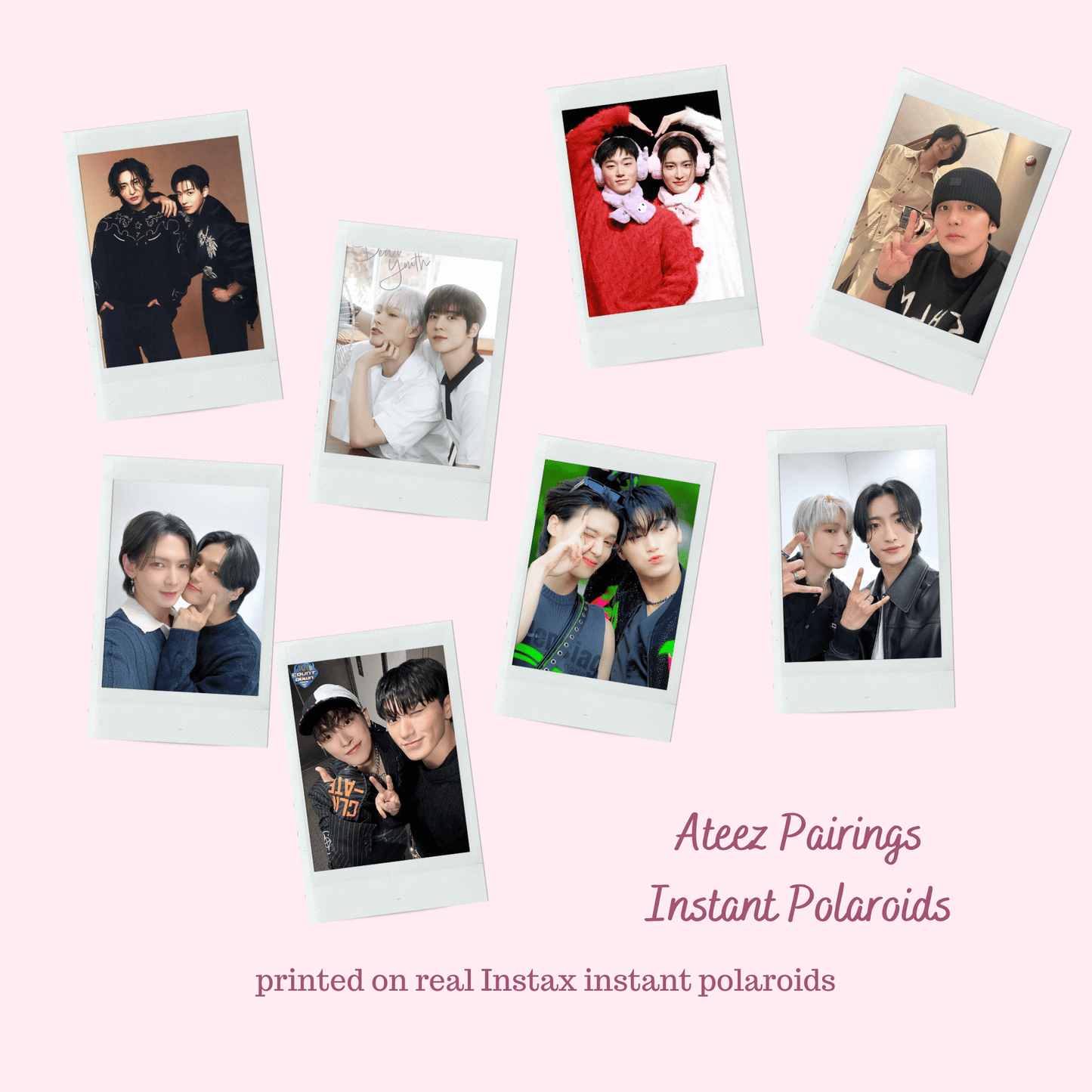 Ateez | Pairings Fujifilm Instax Polaroids
