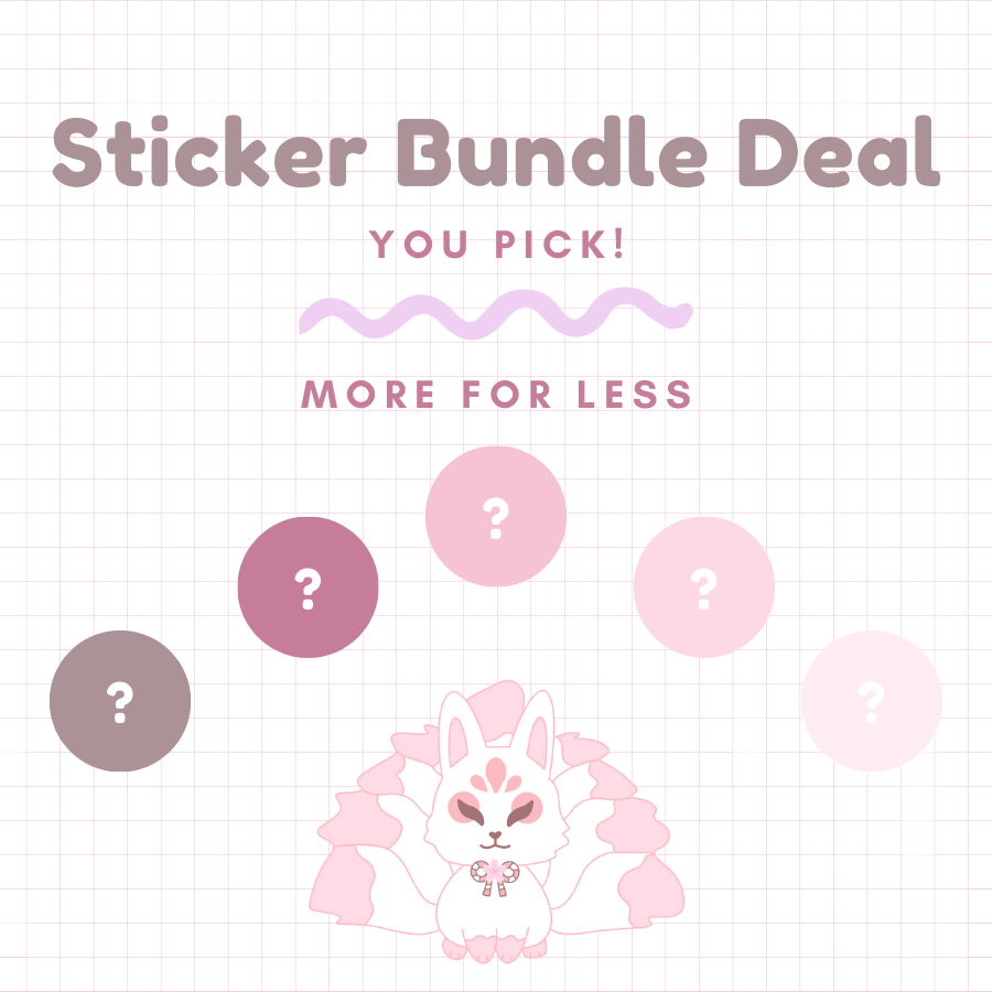 Sticker Bundle Deal - 10 Sticker Pack