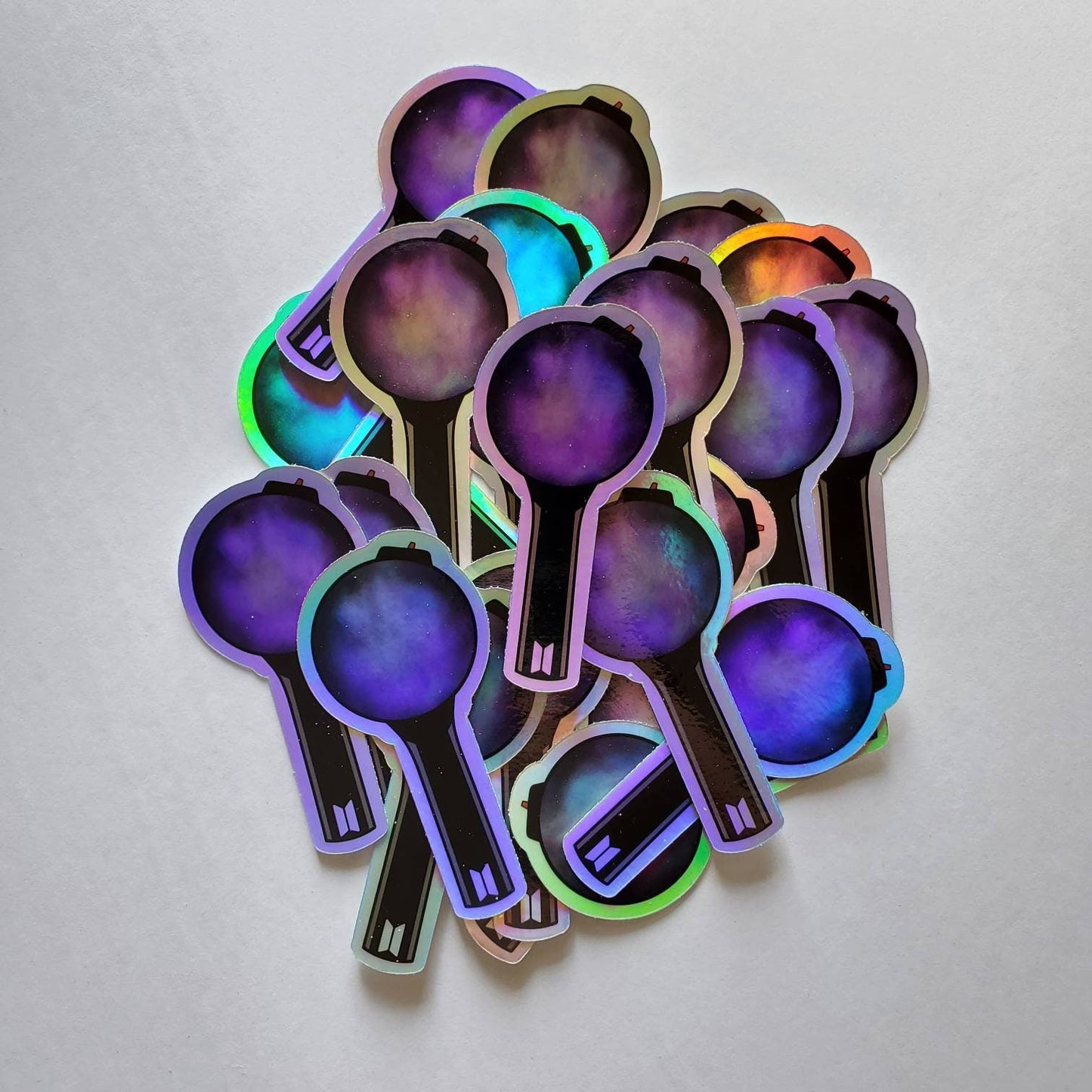 BTS | Holographic Galaxy Lightstick Sticker