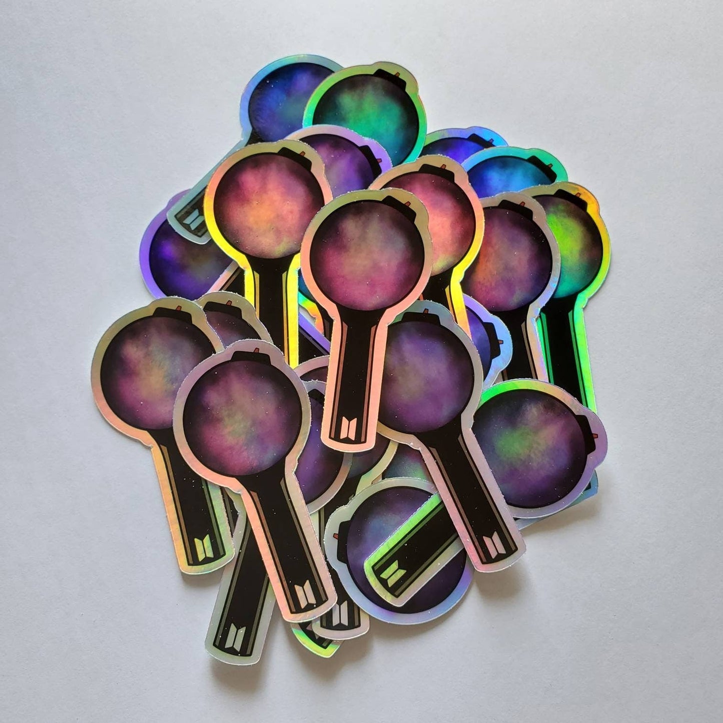 BTS | Holographic Galaxy Lightstick Sticker