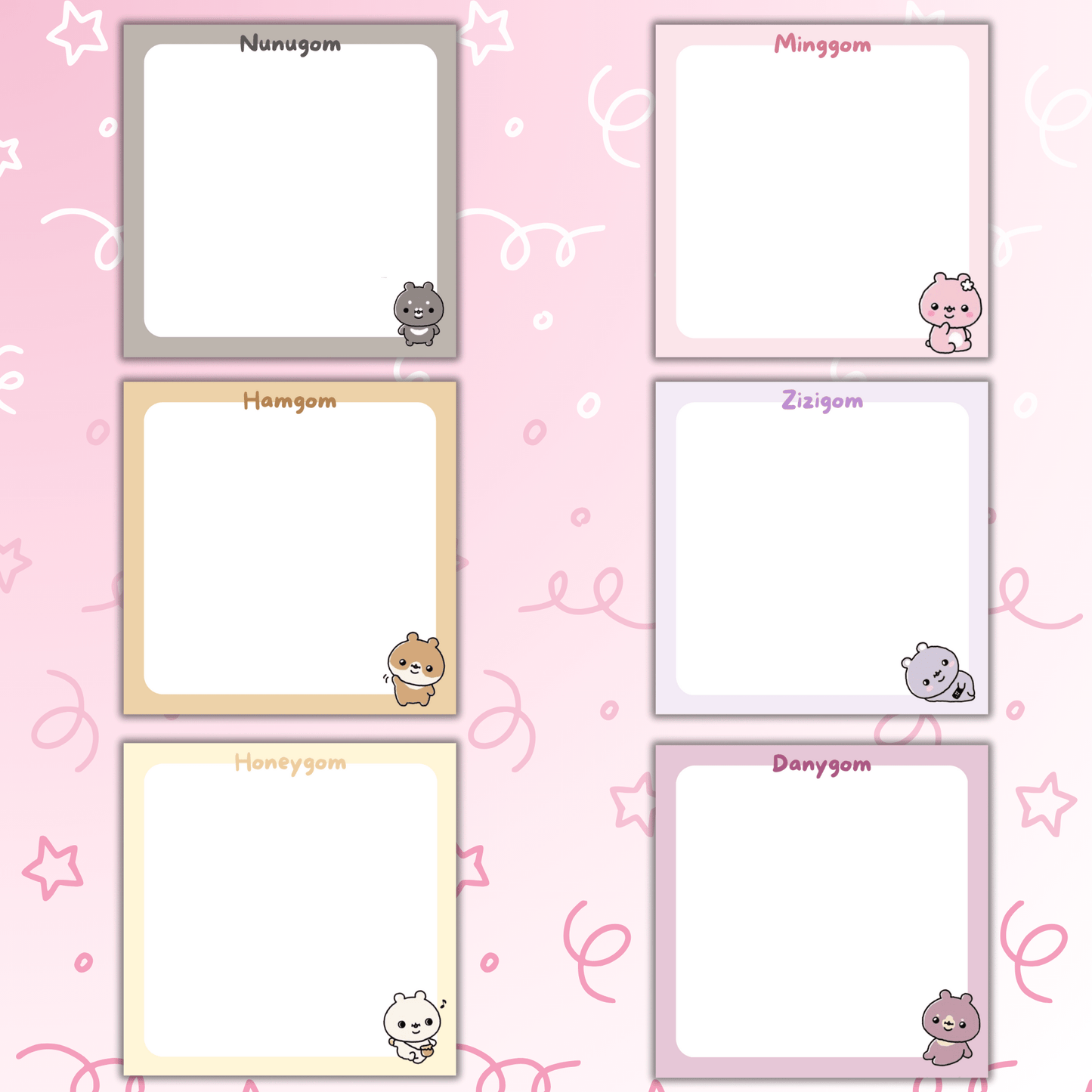 MONSTA X | Twotuckgom Memo Pad