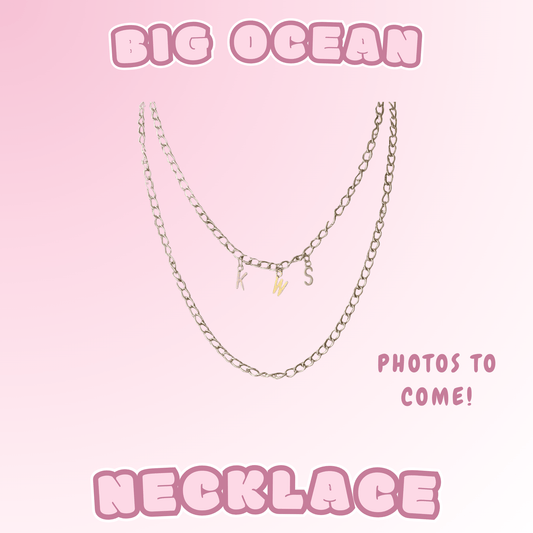 Custom Big Ocean Name Necklace | Iron