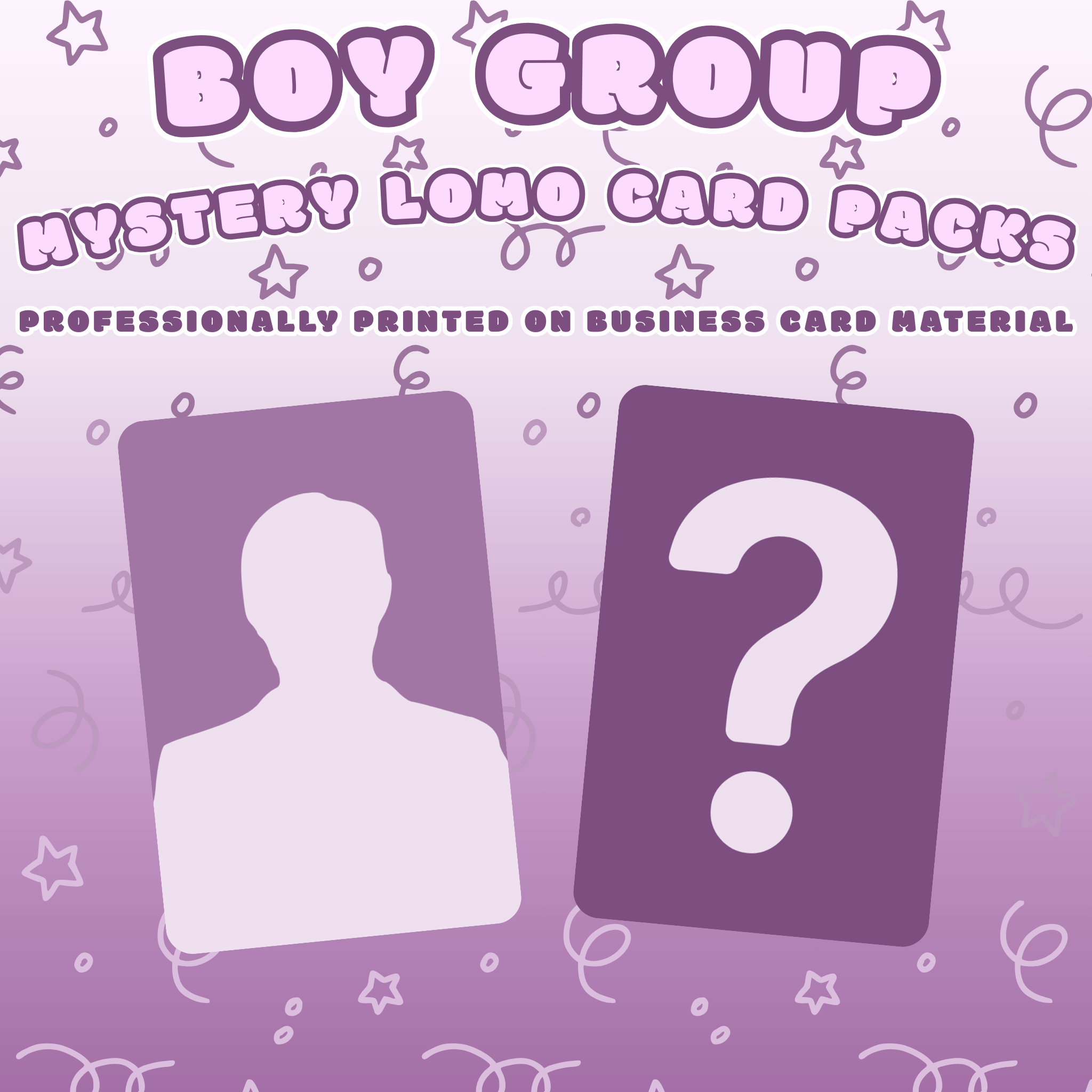 Boy Group | Mystery Lomo Card Packs