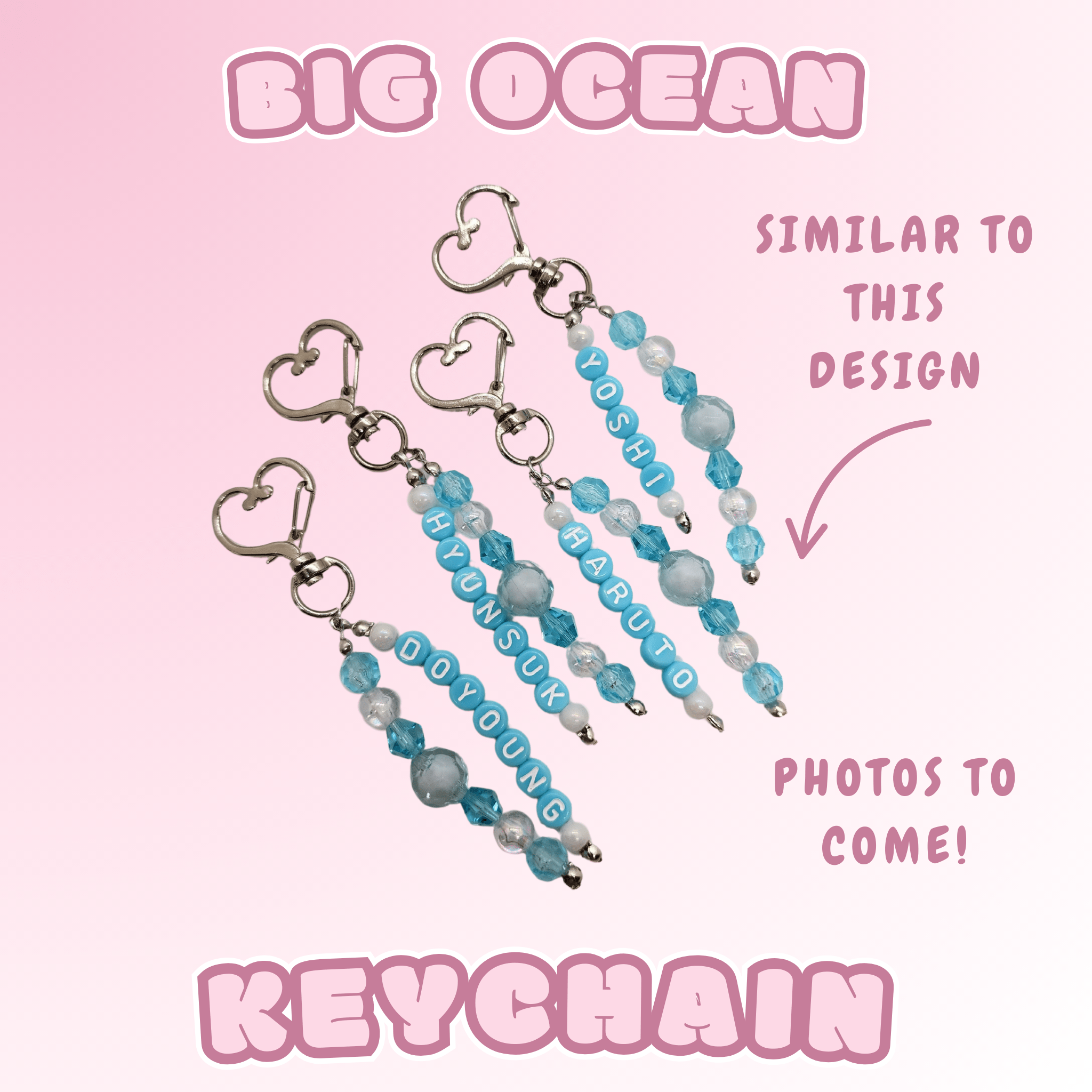 Big Ocean | Beaded Keychain/Phone Strap